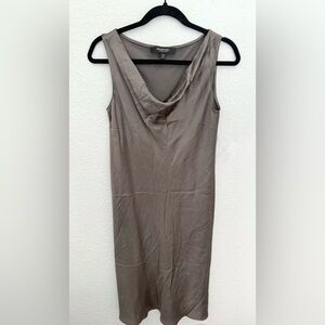 Emanuel Ungaro Silk Dress Waterfall Satin Slip Dress Classic Feminine 90s